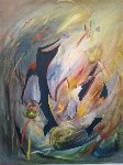 Painting - Lek, Oil, 
81 x 66 cm, 30 000 SEK